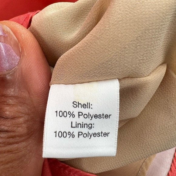 Red Saks Fifth Multicolored Sleeveless Dress Pink size S - Picture 8 of 8